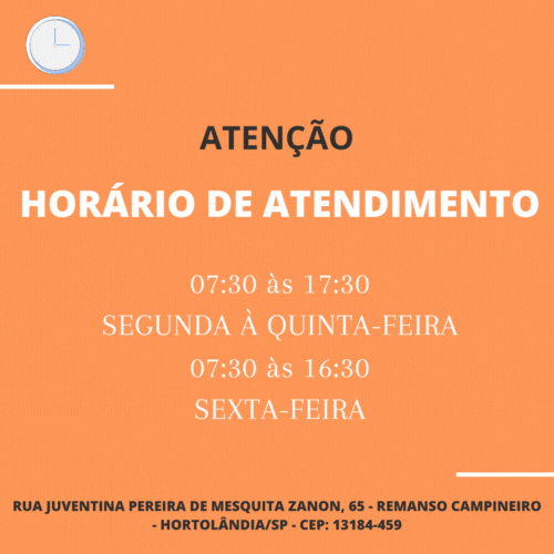 Horário de Atendimento